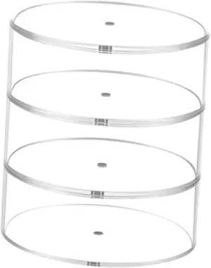 Transparent Multi-layer Jewelry Container for Watches Stackable Belt Organizer Display Case Wristwatch Storage for Home and Retail Use