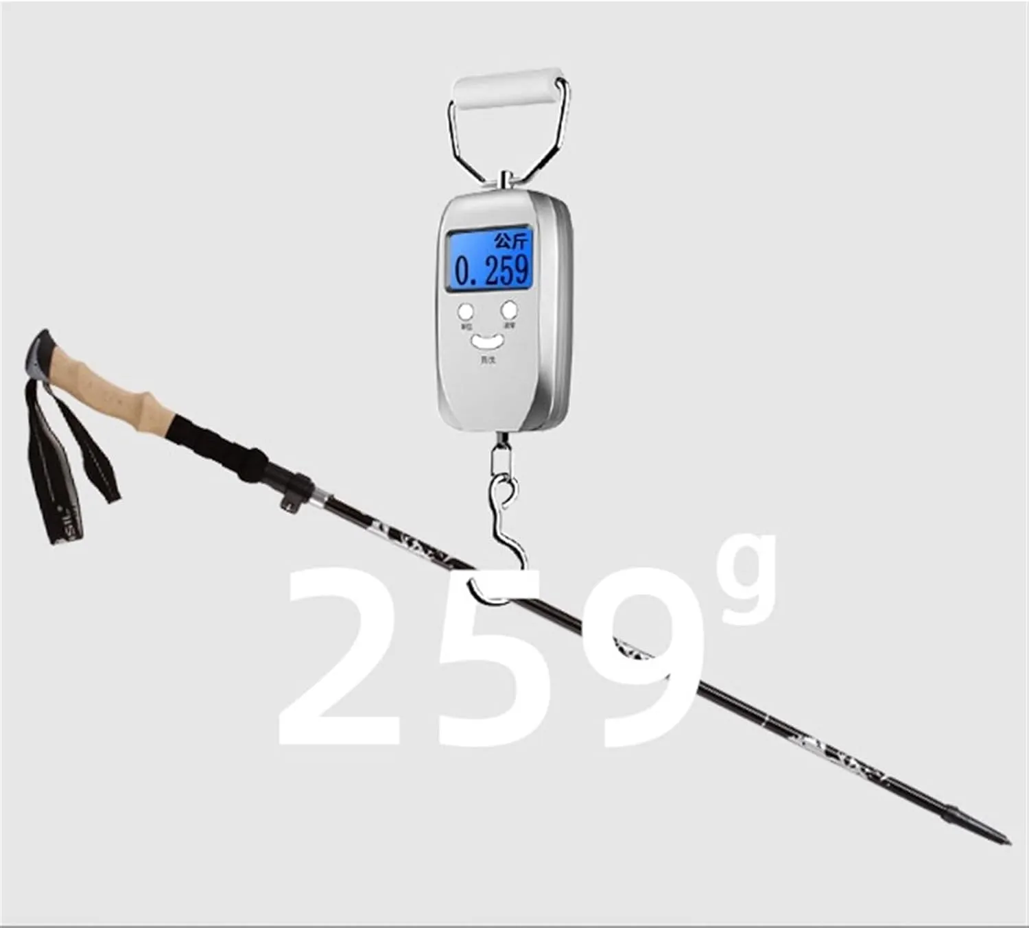 Travel Trekking Pole Adjustable Trekking Poles Ultralight Lightweight Aluminum Alloy Walking Hiking Stick Outdoor Activities(Black)