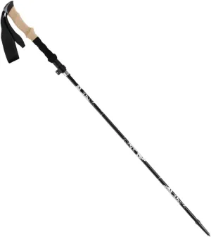Travel Trekking Pole Adjustable Trekking Poles Ultralight Lightweight Aluminum Alloy Walking Hiking Stick Outdoor Activities(Black)