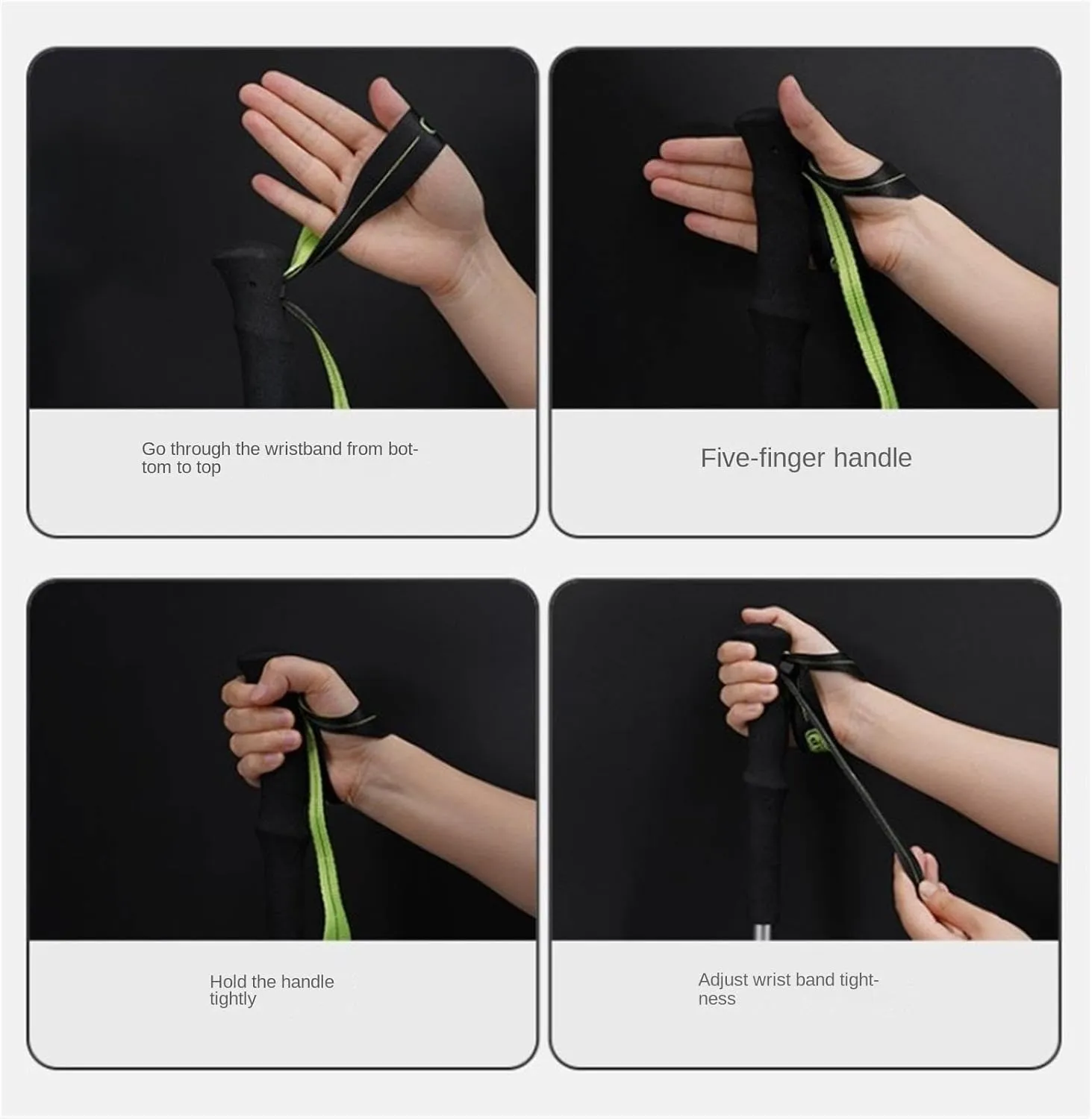 Travel Trekking Pole Aluminum Alloy Trekking Hiking Poles Strong Walking Stick Lightweight for Camping Mountaining Outdoor Activities
