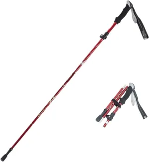Travel Trekking Pole Lightweight Trekking Poles Aluminum Alloy Hiking Poles Walking Sticks Adjustable for Camping Outdoor Activities