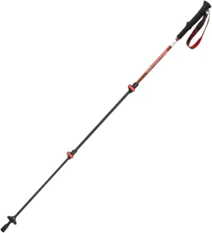 Travel Trekking Pole Trekking Poles Adjustable Hiking Or Walking Sticks Strong Lightweight Quick Adjust Outdoor Activities(Red)