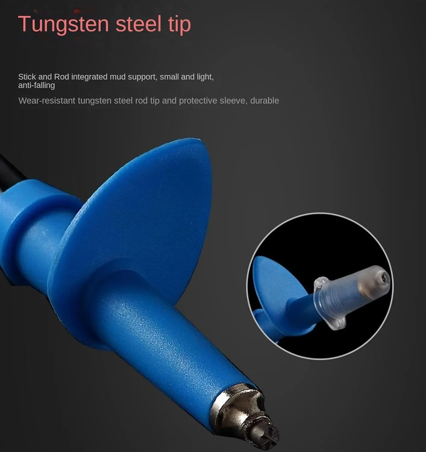 Travel Trekking Pole Ultralight Aluminum Alloy Trekking Poles Lightweight Strong Hiking Pole for Camping Mountaining Outdoor Activities(Blue)