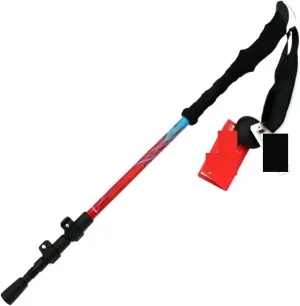Travel Trekking Pole Walking Trekking Poles Telescopic Ultralight for Hiking Camping Mountaining Backpacking Outdoor Activities(Red)