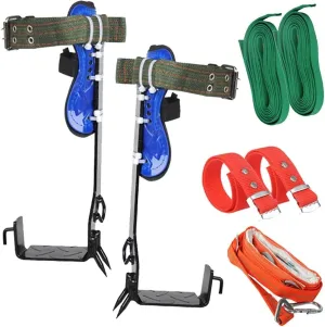 Tree Climbing Spikes, Tree Climbing Tool, Tree Climbing Spike Set, with Harness Beltc and Pedal, for Hunting Observation(2claws)