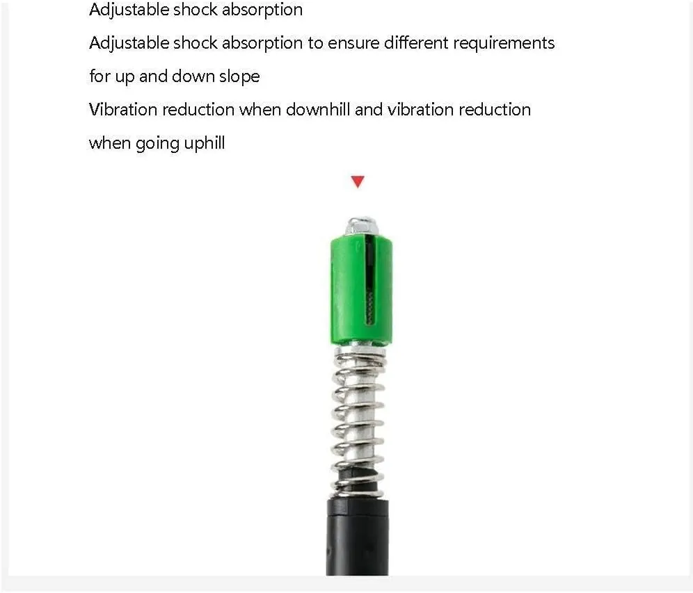 Trekking Pole with Anti-Collision & Quick-Lock System, Telescopic Ultra-Light Aerospace Aluminum, EVA Foam Handle