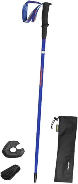 Trekking Poles- 2 Pack Lightweight Collapsible Carbon Fiber Adjustable Hiking Poles-Walking Sticks with Quick Lock System - Professional Walking Poles for Men, Women (B)