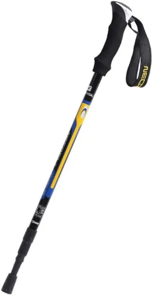 Trekking Poles Carbon Fiber Lightweight Telescopic Tri-fold Hiking Poles Walking Sticks Cork Grip Inner Lock System for Man and Female in Hiking Camping Walking Trekking (Red)