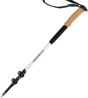 Trekking Poles Collapsible Adjustable Hiking Poles, Aluminum 7075 Walking Poles Sticks with Adjustable Lock Anti-Sweat Cork,Tungsten Tips for Hiking, Nordic Walking and Cross Trekk