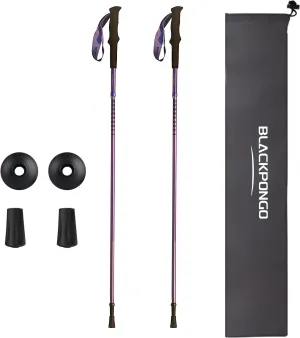 Trekking Poles - Lightweight, Collapsible Hiking Poles for Snowshoe & Backpacking Gear - Pair of 2 Walking Sticks for Hiking, 7075 Aluminum with EVA Grip