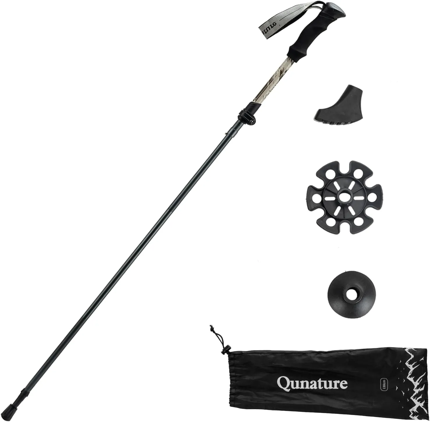 Trekking Poles Lightweight Hiking Poles Collapsible 7075 Aluminum Walking Sticks for Men Women Seniors, Trekking Poles for Backpacking Gear, Hiking, Camping, Mountaining, Walking