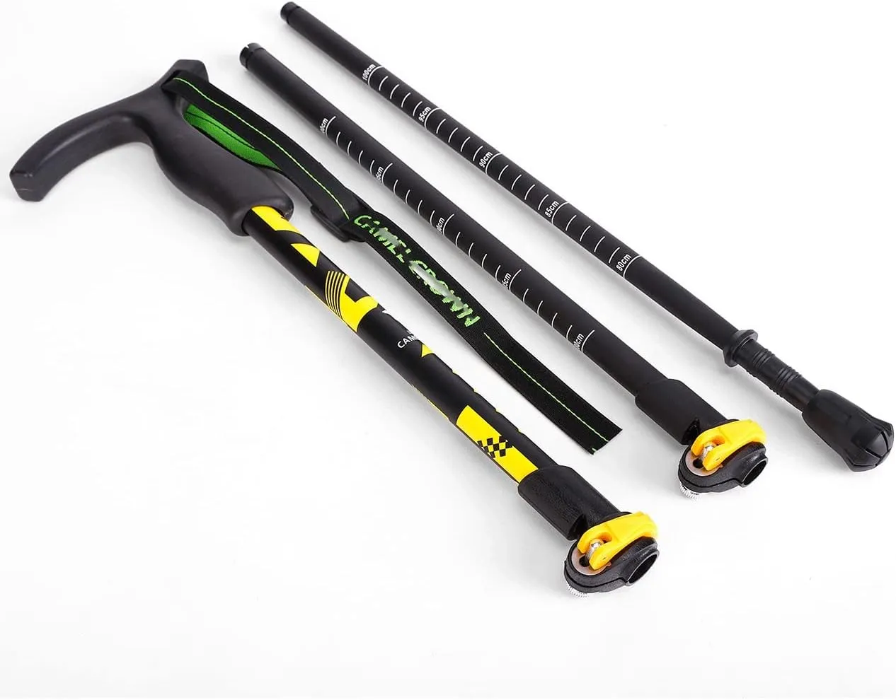 Trekking Poles - Lightweight,Shockproof Walking Stick,with Quick Lock System&Non-Slip Handle Hiking Poles, Foldable for Backpacking, Camping