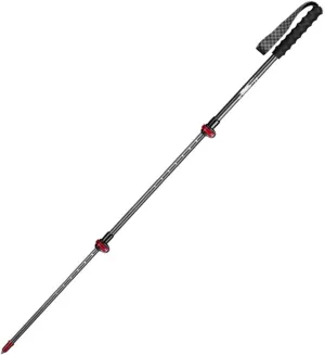 Trekking Poles- Lightweight,The Hiking Poles Rod is Made of Carbon Fiber and Tungsten Steel Rod Tip,External Quick Lock System for Men and Women. (Color : Red)