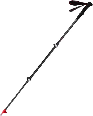 Trekking Poles, Walking Stick Hiking Poles, 62-135 Cm Adjustable Travel Hiking Pole, Telescopic Lightweight Hiking Poles with EVA Handle, for Hiking, Camping