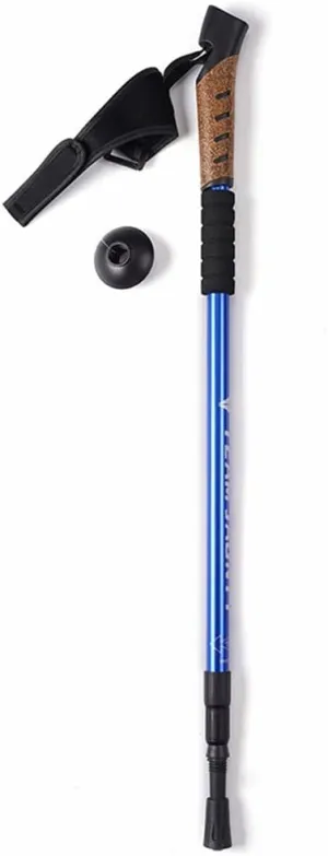 Trekking Poles Walking Sticks Adjustable Anti-Shock Nordic Hiking Alpenstock