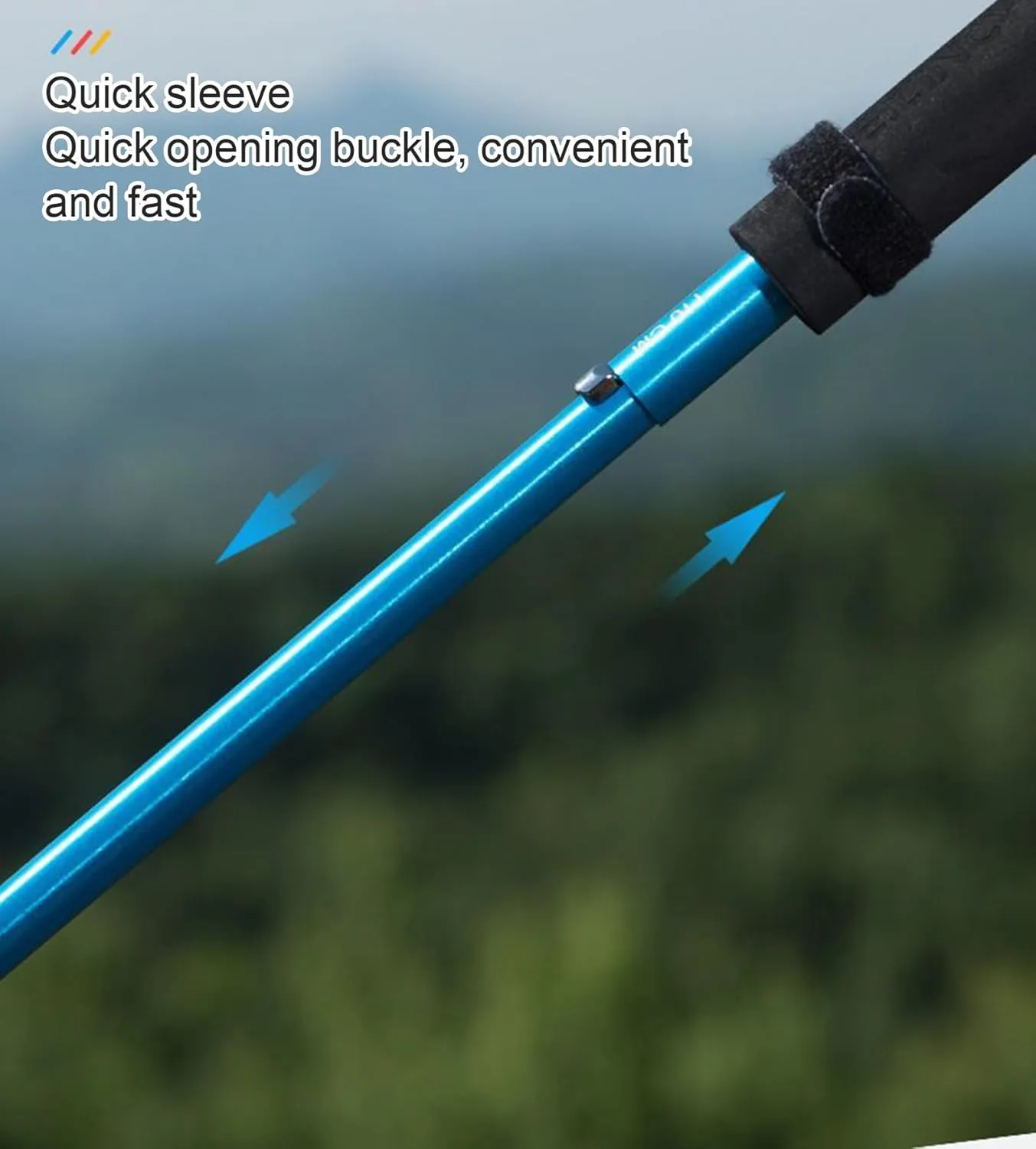 Trekking Walking Sticks for Seniors Women Men - Ergonomic 4 Section Trekking Poles | Lightweight and Walking Sticks Collapsible for Stability and Comfort,130cm