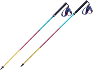 Trekking Walking Sticks for Seniors Women Men - Ergonomic 4 Section Trekking Poles | Lightweight and Walking Sticks Collapsible for Stability and Comfort,130cm