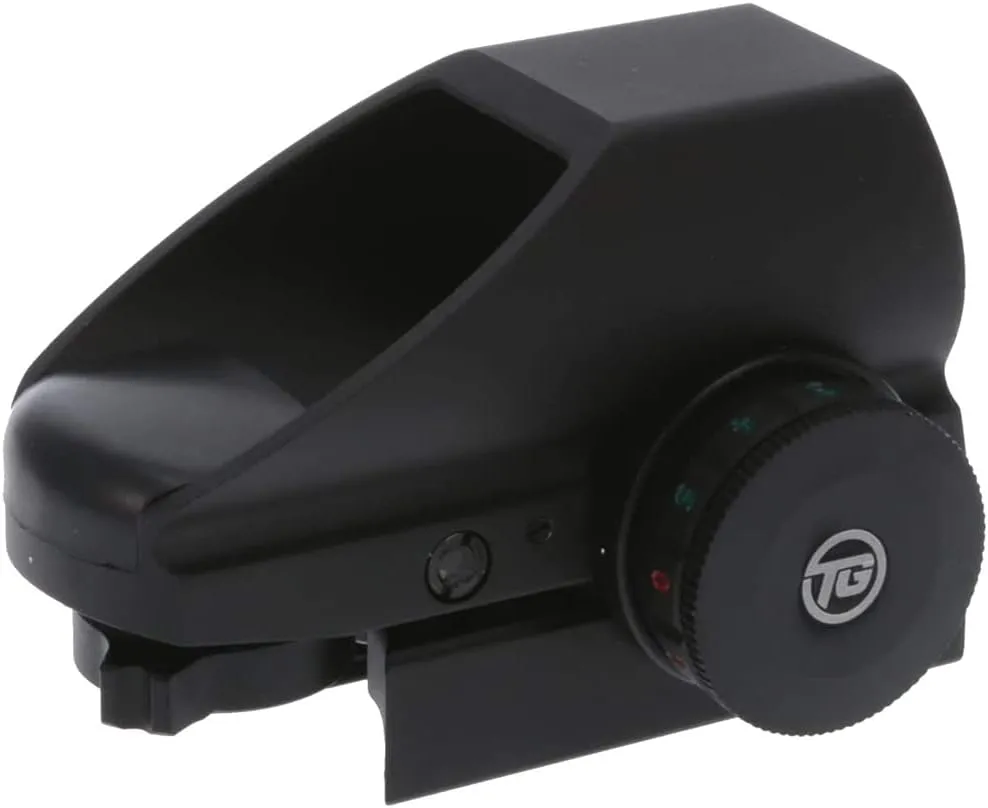 TRUGLO Tru-Brite 34mm x 24mm Hunting Shooting Durable Lightweight Compact Parallax Free Waterproof Shock Resistant Adjustable Red/Green Dual-Color Dot Sight | Battery Included