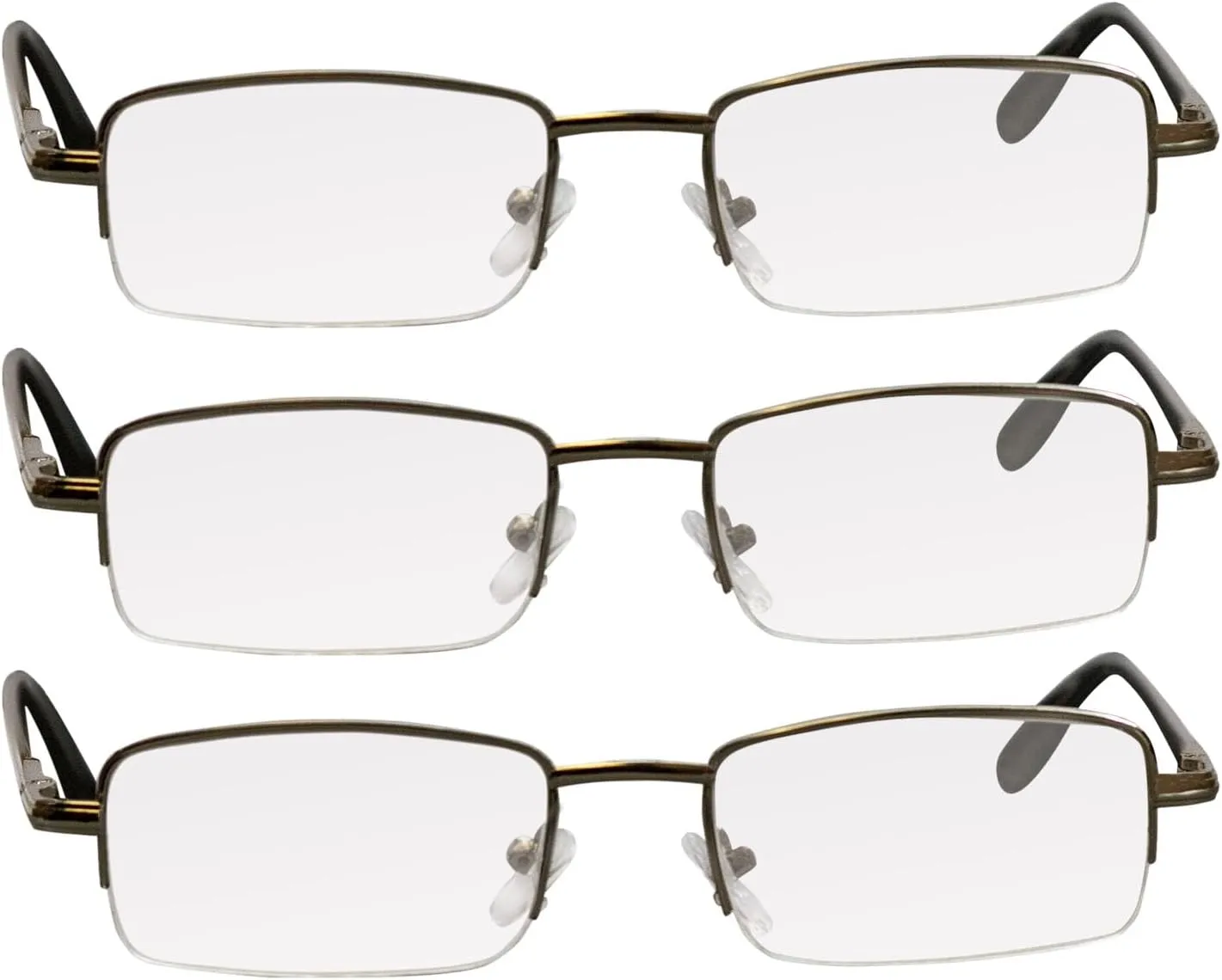 TruVision Readers 9509 Reading Glasses 1/3 PK, Men and Women  1.00-4.00