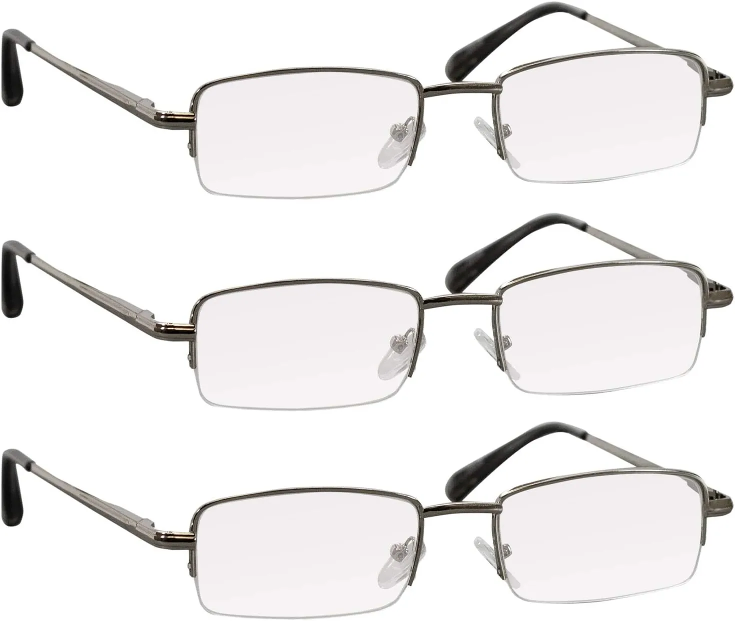 TruVision Readers 9509 Reading Glasses 1/3 PK, Men and Women  1.00-4.00