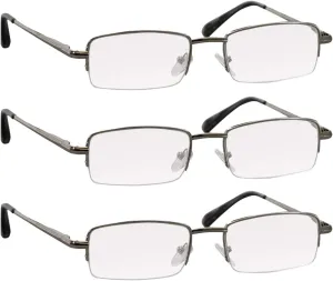 TruVision Readers 9509 Reading Glasses 1/3 PK, Men and Women  1.00-4.00