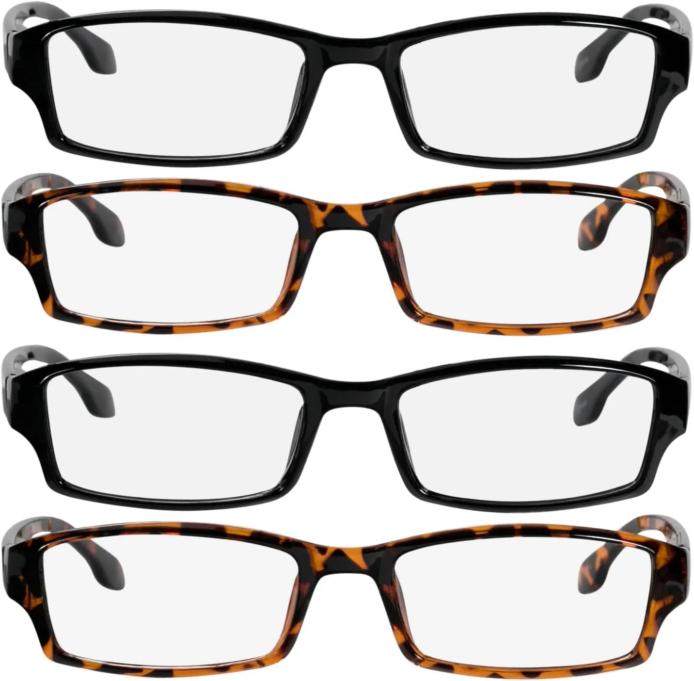 TruVision Readers Reading Glasses, Comfort Spring Hinges for Men and Women, 9501HP