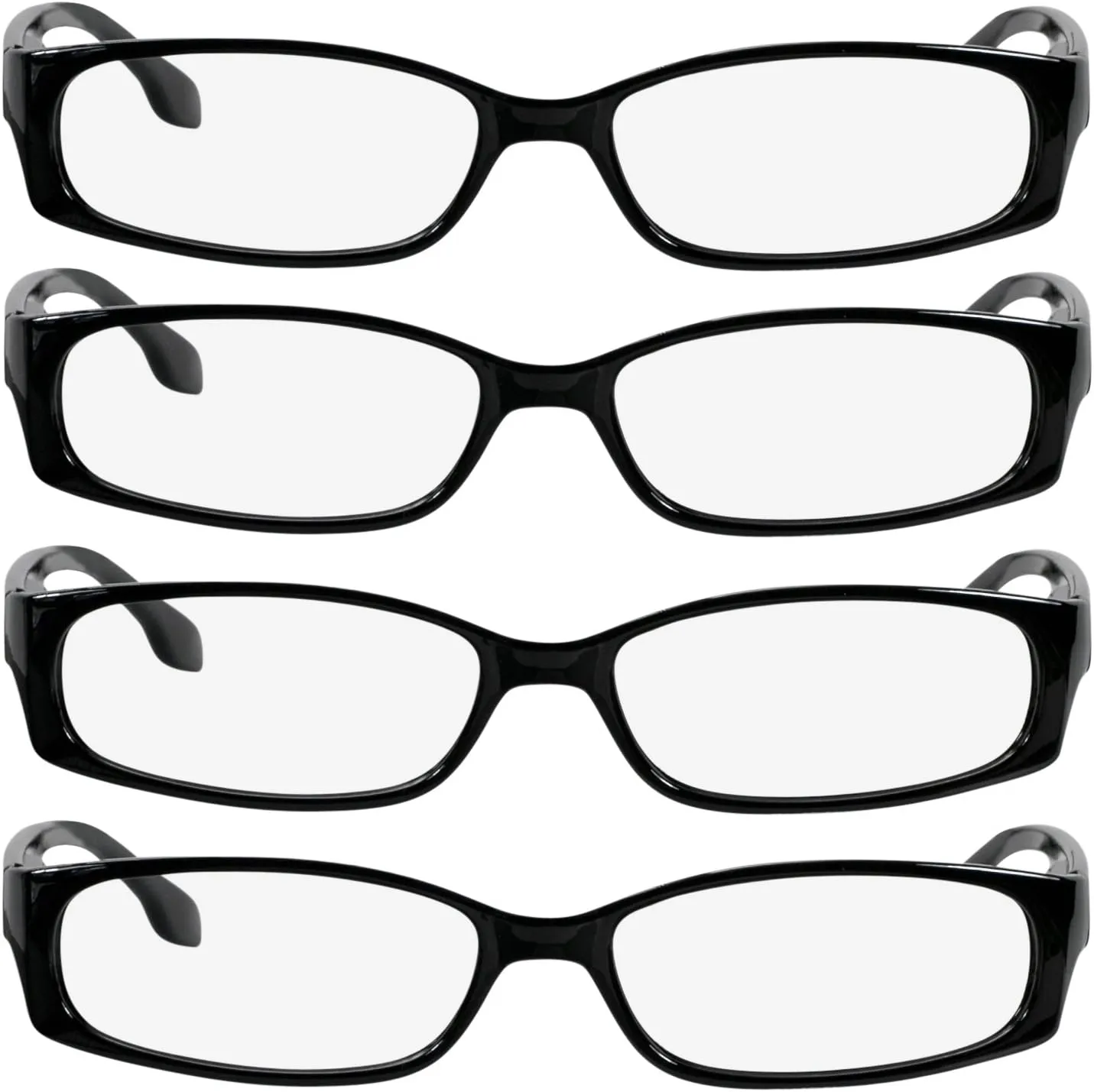 TruVision Readers Reading Glasses - Resin Frames w Acrylic Lenses, Dura Flex Hinges for Men and Women