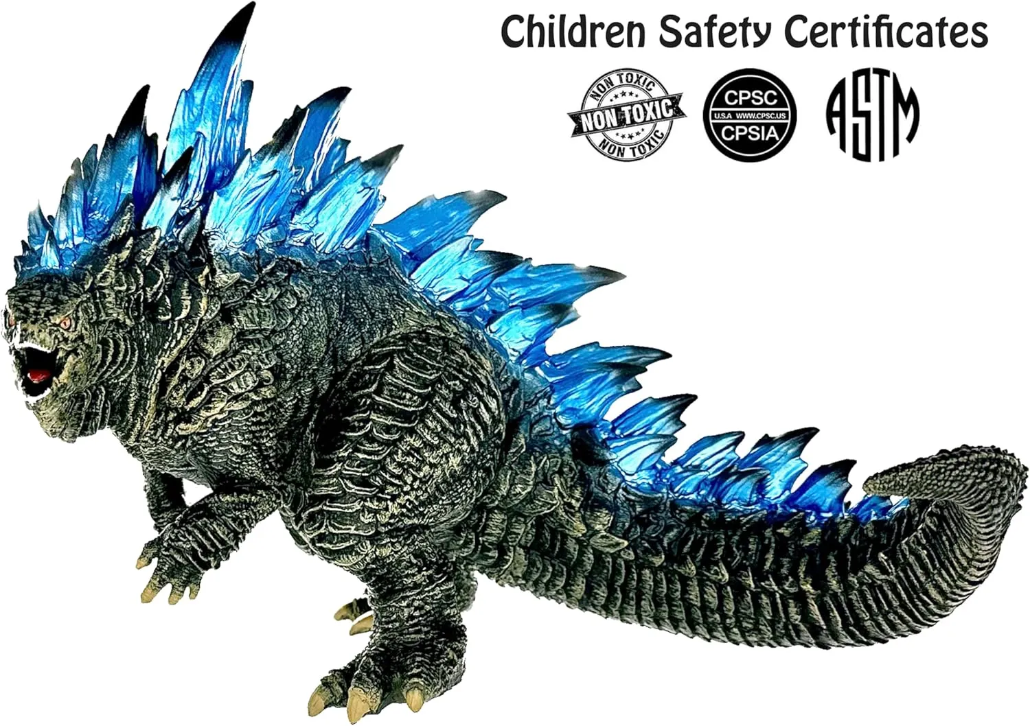 TwCare Godzilla vs. Kong Mega Toy Action Figure: King of The Monsters, Movie Series Movable Joints Soft Vinyl, Travel Bag