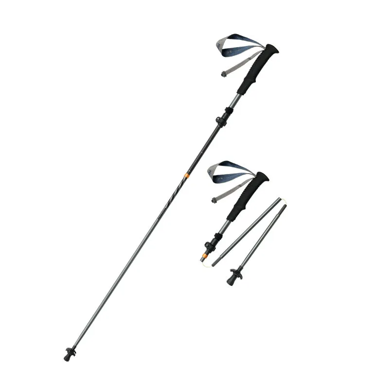 UL Connected Folding - Naturehike Trekking And Pole Aluminum Carbon Adjustable Attractive Grey Chang Feng Five-Section