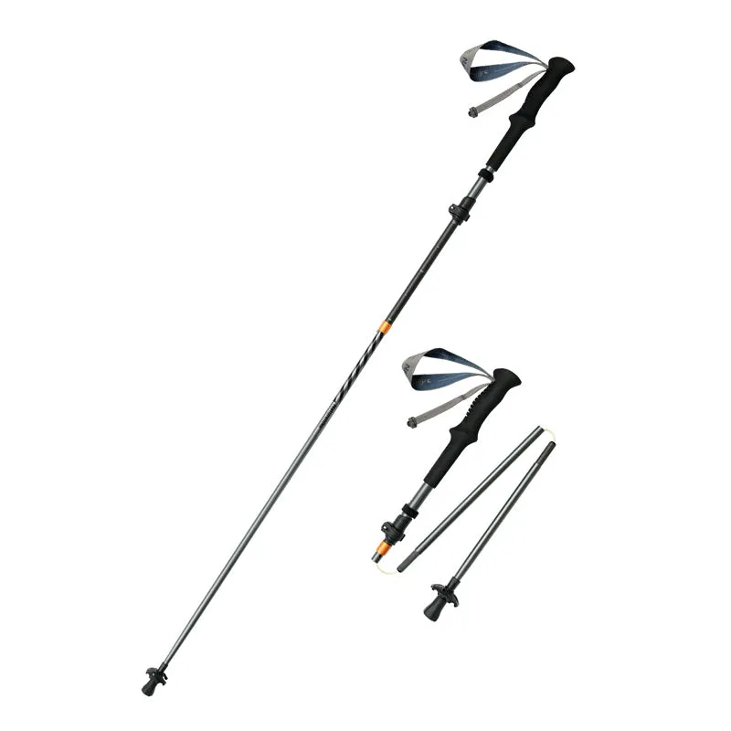 UL Connected Folding - Naturehike Trekking And Pole Aluminum Carbon Adjustable Attractive Grey Chang Feng Five-Section