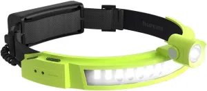 Ultima 2025 New 230° Wide Beam Headlamp – 1600 Lumens, 330ft Long-Range Spot, 5000mAh USB-C Rechargeable Battery, Motion Sensor, Waterproof LED Headlamp for Camping, Work, Running (Neon Green)