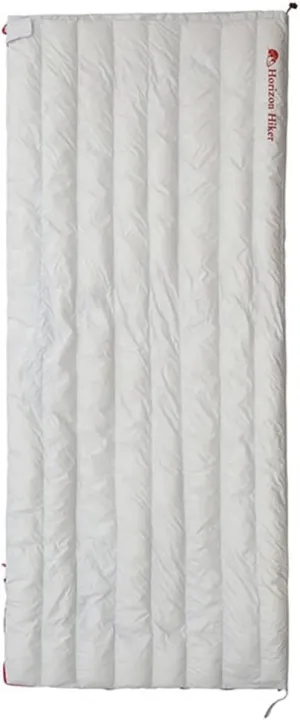 Ultralight Filling 280g White Goose Down Sleeping Bag Envelope Sleeping Bag Lightweight Backpack Sleeping Bag for Hiking Camping(Gray White)