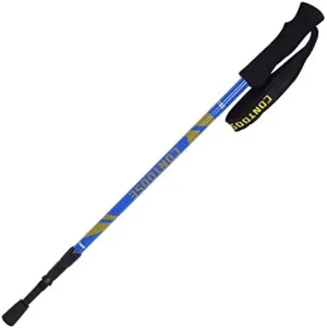 Ultralight Trekking Pole, Carbon Fiber and Aluminium Alloy Foldable Trekking Pole, Anti Shock Walking/Trekking Trail Poles for Hiking, Camping [1 Pack]