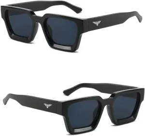 Unisex Sunglasses, Black and Tortoise Frames, Polarized Lenses
