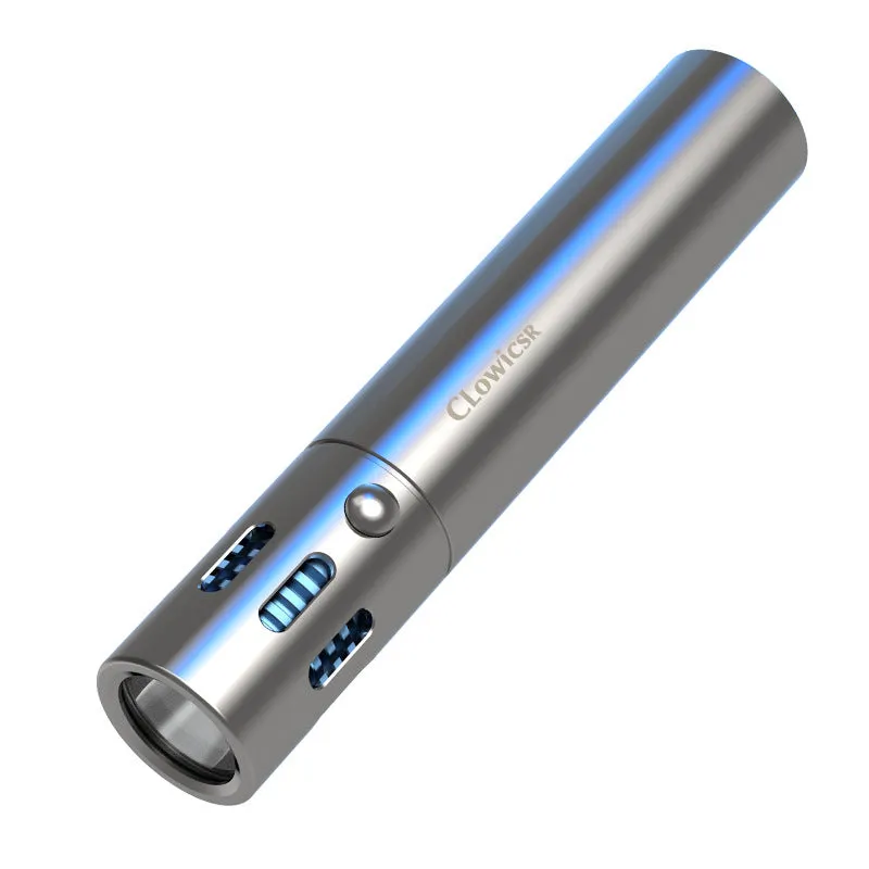 Updated High-grade Stainless Steel 100000Lumens White Laser Tactical Flashlight With 21700 Tesla Li-ion Battery 10-20 Hours High Endurance 20 Years of Use