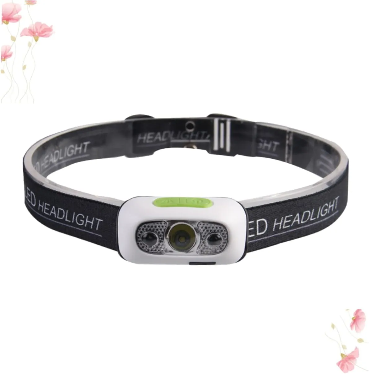 UPKOCH Headlamp with Motion Sensor Rechargeable Headlight for Camping Hiking Running Bicycle Outdoor Activities Hands- Flashlight