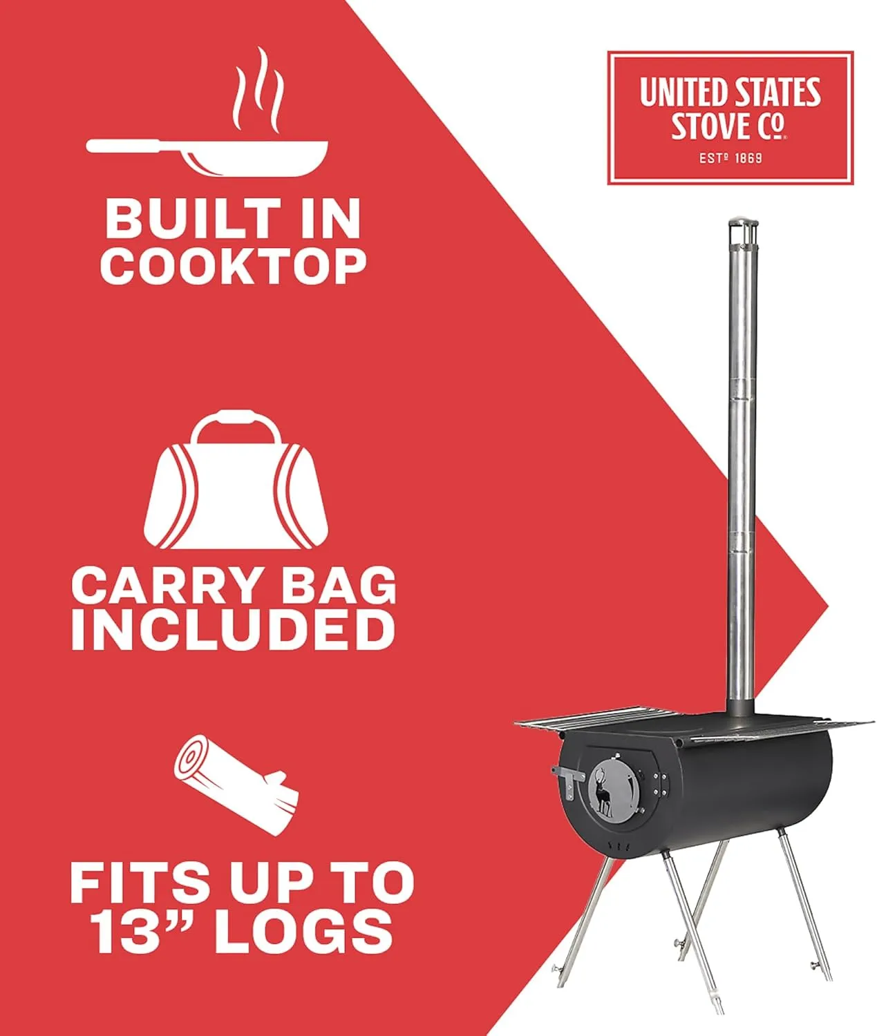US Stove Caribou Portable Camp Stove