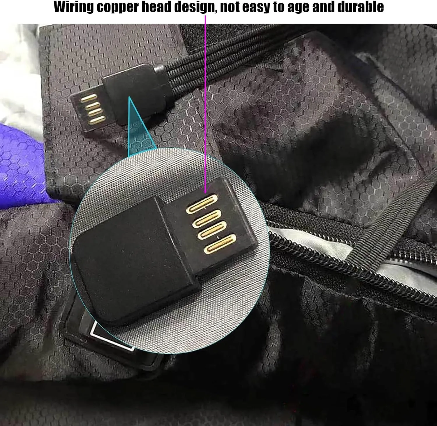 USB Heated Sleeping Bag with 20000mAh Power Bank, 3 Season Waterproof Lightweight Comfortable Sleeping Bag for Adults Traveling, Camping - 3 Heats Setting