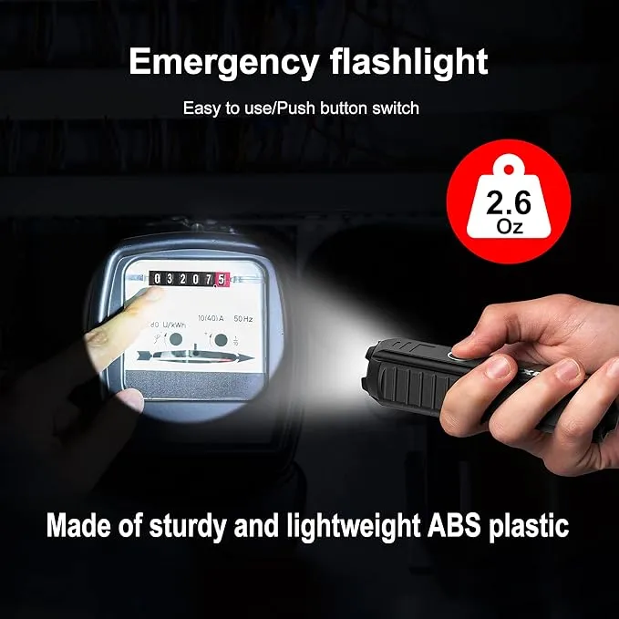 USB Rechargeable Flashlight - Small & Bright LED Mini Flashlights, High Lumens, 4 Modes, Zoomable, The Size of Pocket Gifts for Kids (4 Pack)