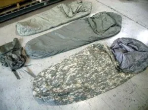 USGI ARMY ISSUE TENNIER INDUSTRIES 5 PIECE MODULAR SLEEP SYSTEM ACU