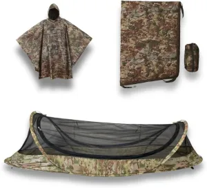 USGI Industries Adventure Pack (OCP) - Olive Drab, 1 Person, Rectangular, Adult, 175 cm x 75 cm, 3 Seasons, Sleeping Bag