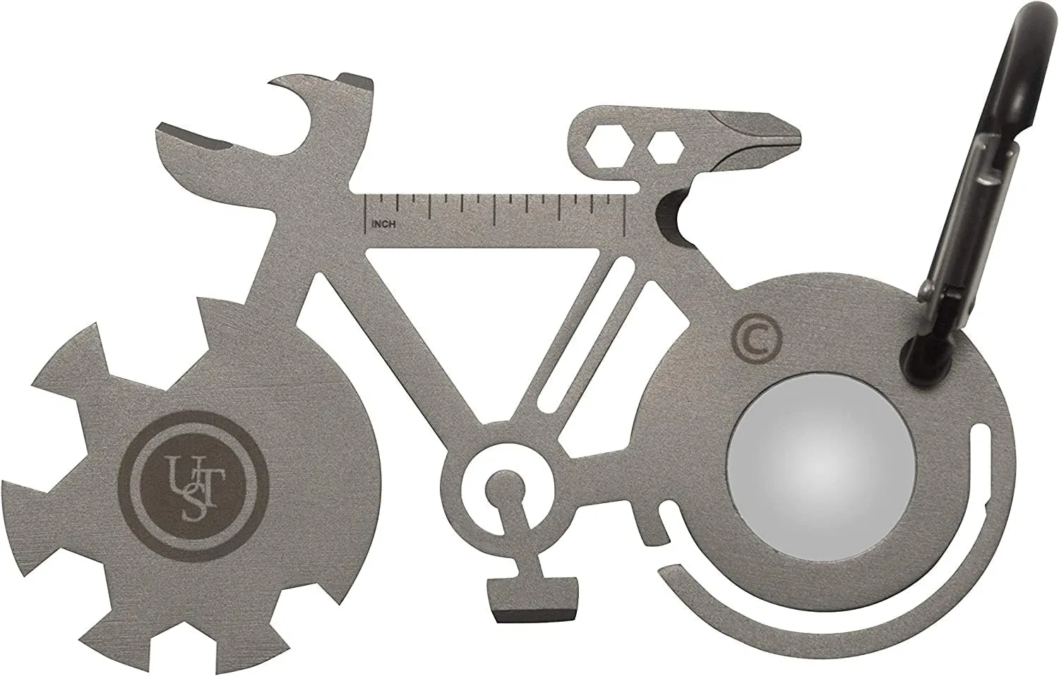 ust Tool-a-Long Carabiner Clip Multi-Tool Bundle Featuring a Themed Collection of Compact Stainless Steel Tools! (Travel, Trek, Transport)