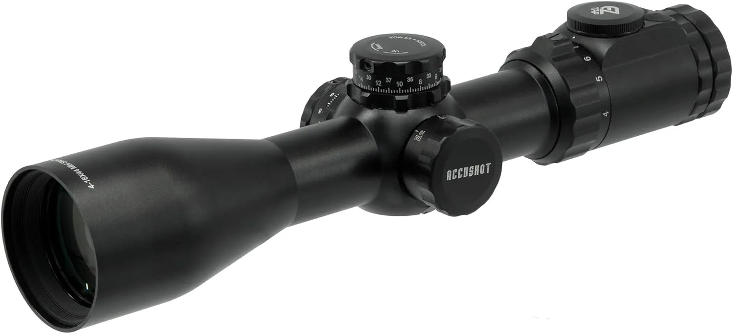 UTG OP3 4-16X44 30mm Compact Scope, AO, IE, Glass UMOA