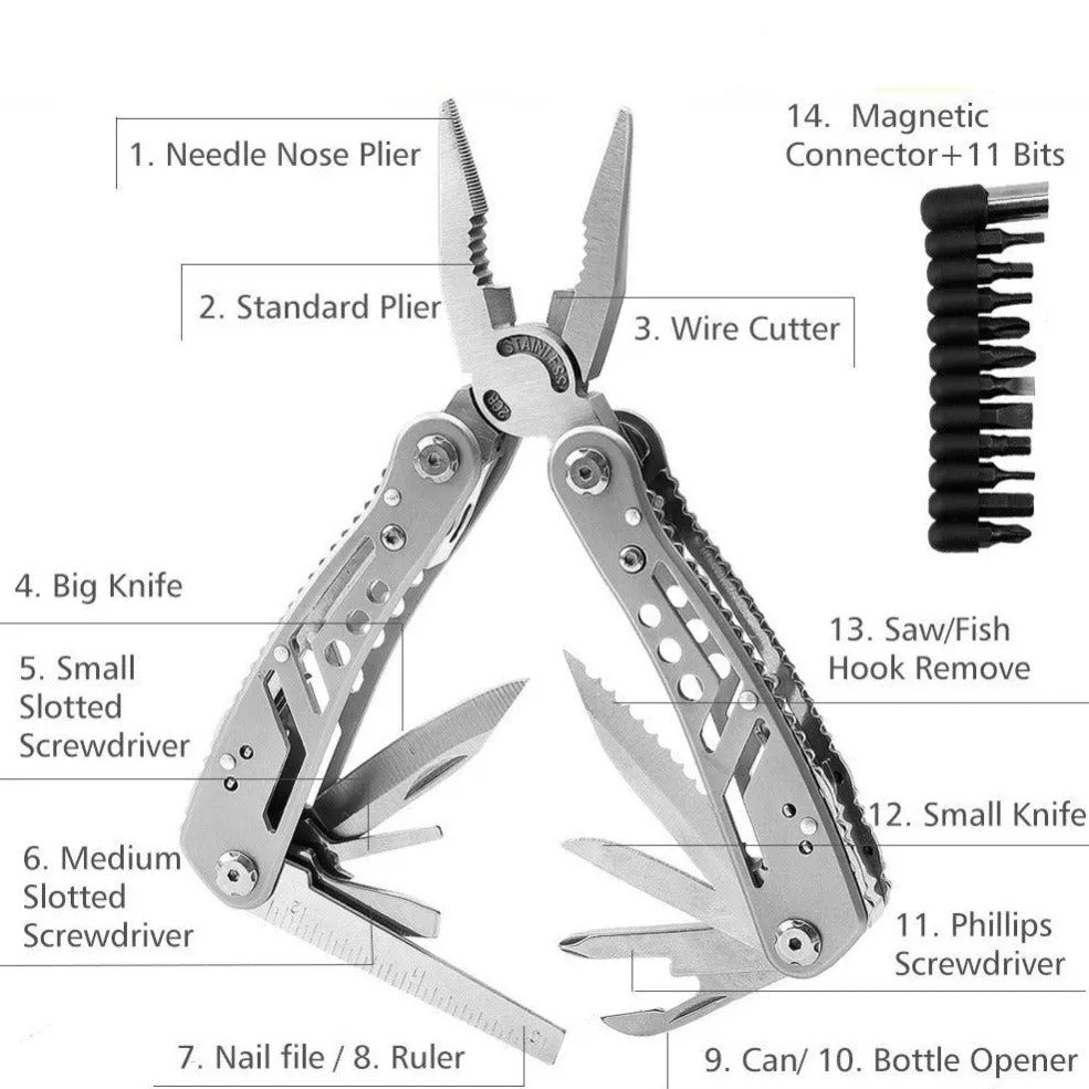 Utility Knife Multi Tool |11-in-1 Multifunctional