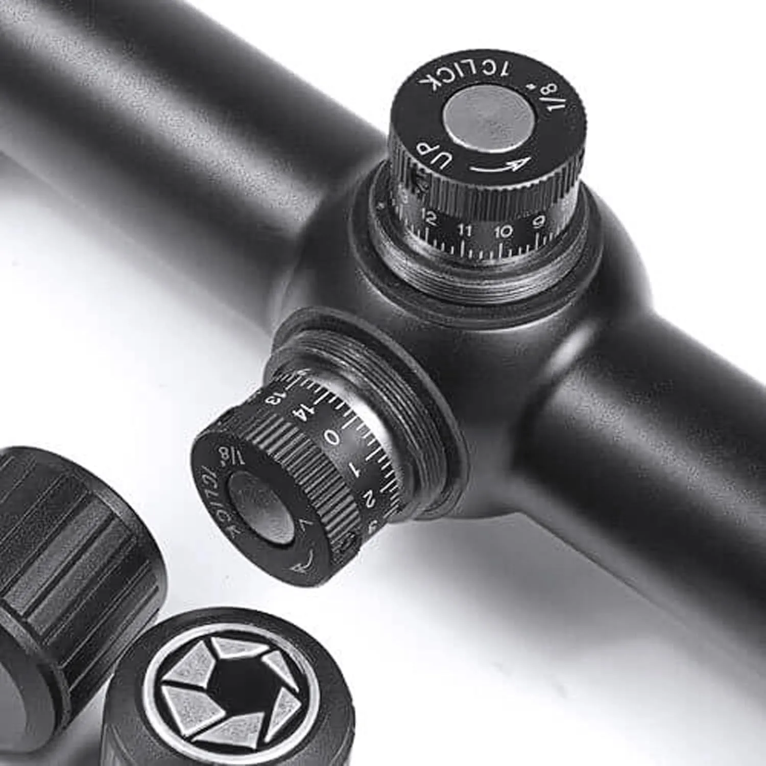 Varmint Crosshair Reticle Precision Riflescope with Adjustable Objective & Fully-Multi Coated Optics for Accurate Long-Range Shooting Hunting