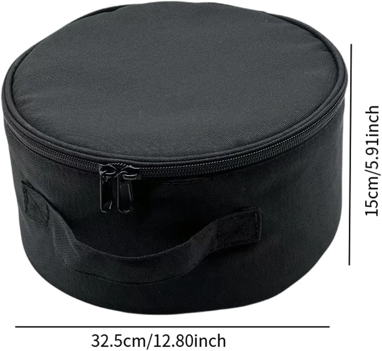 Versatile Fan Carrying Bag with Zipper for Travel and Camping Essentials, 12inch