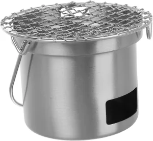 VICASKY Portable Charcoal Grill Compact and Lightweight Bbq Stove for Camping Outdoor Cooking and Picnics and Barbecue Grill with Easy Portability