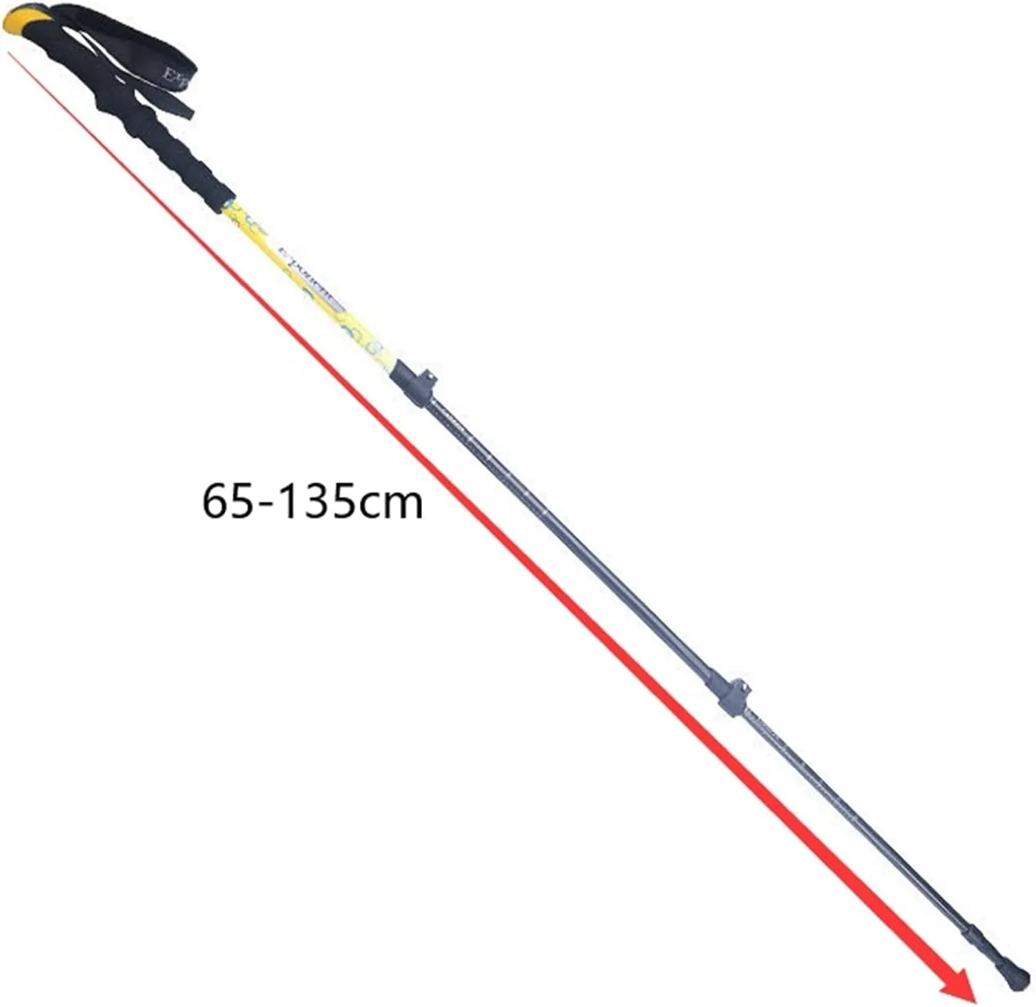 Walking Stick Hiking Poles Trekking Poles Hiking Poles Lightweight Walking Sticks Foldable Aluminum for Camping Hiking Gear Trekking Poles