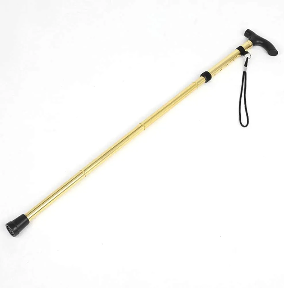 Walking Trekking Poles, Aluminum Folding Retractable Cane, 5 Height Adjustable with Comfortable Handle, for Hiking and Walking