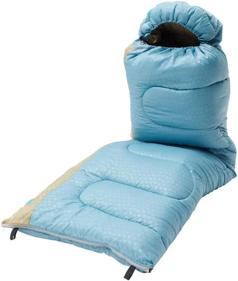 Warm Weather Sleeping Bag - Portable, Waterproof, Compact Lightweight, Comfort Great for Outdoor Camping, Backpacking and Hiking Fits Adults